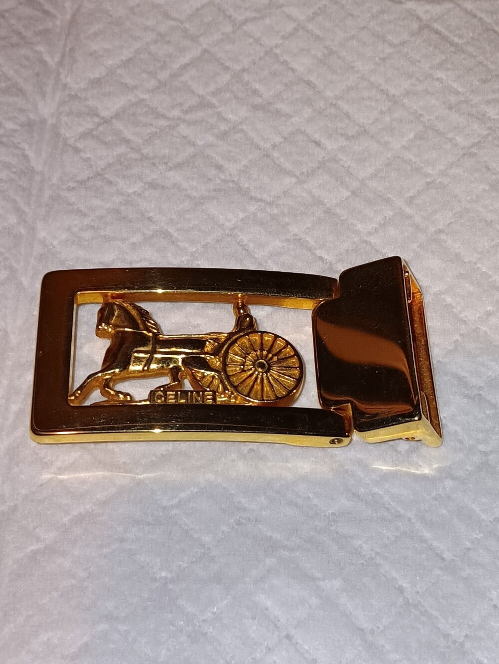 Celine Horse Carriage Belt Buckle